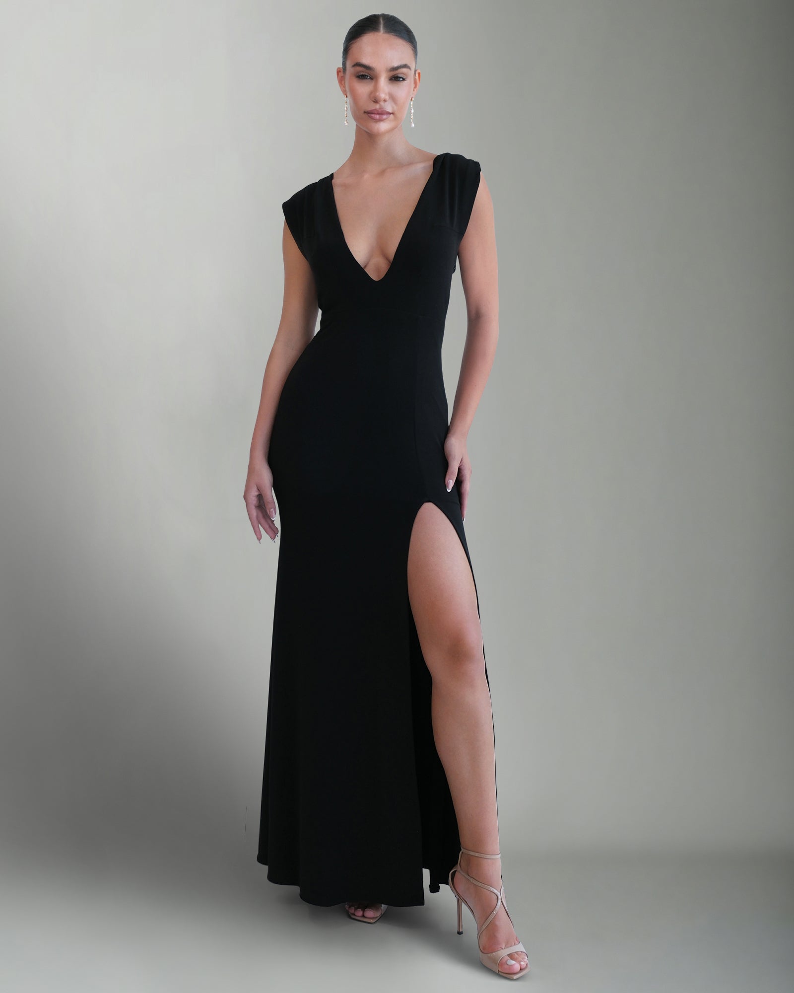 blossom-black-formal-dress-front-2 by Pia Gladys Perey