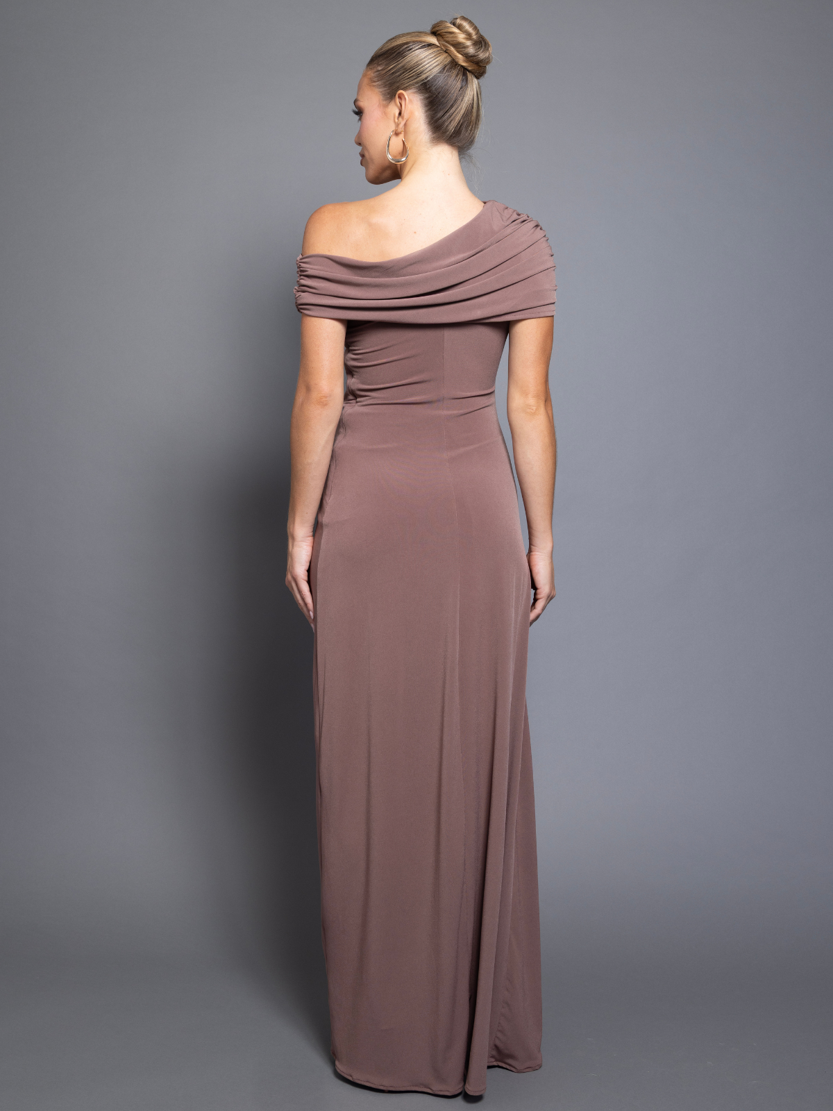 dorothy-mocha-eveing-dress-back by Pia Gladys Perey