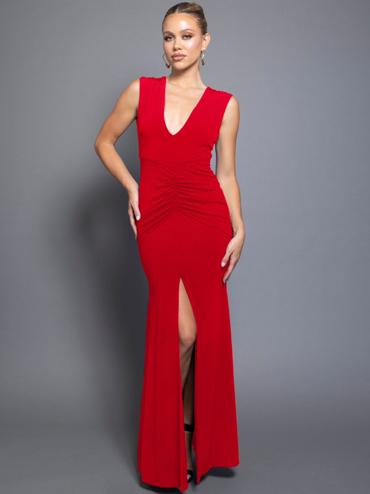 jane-red-formal-dress-front by Pia Gladys Perey