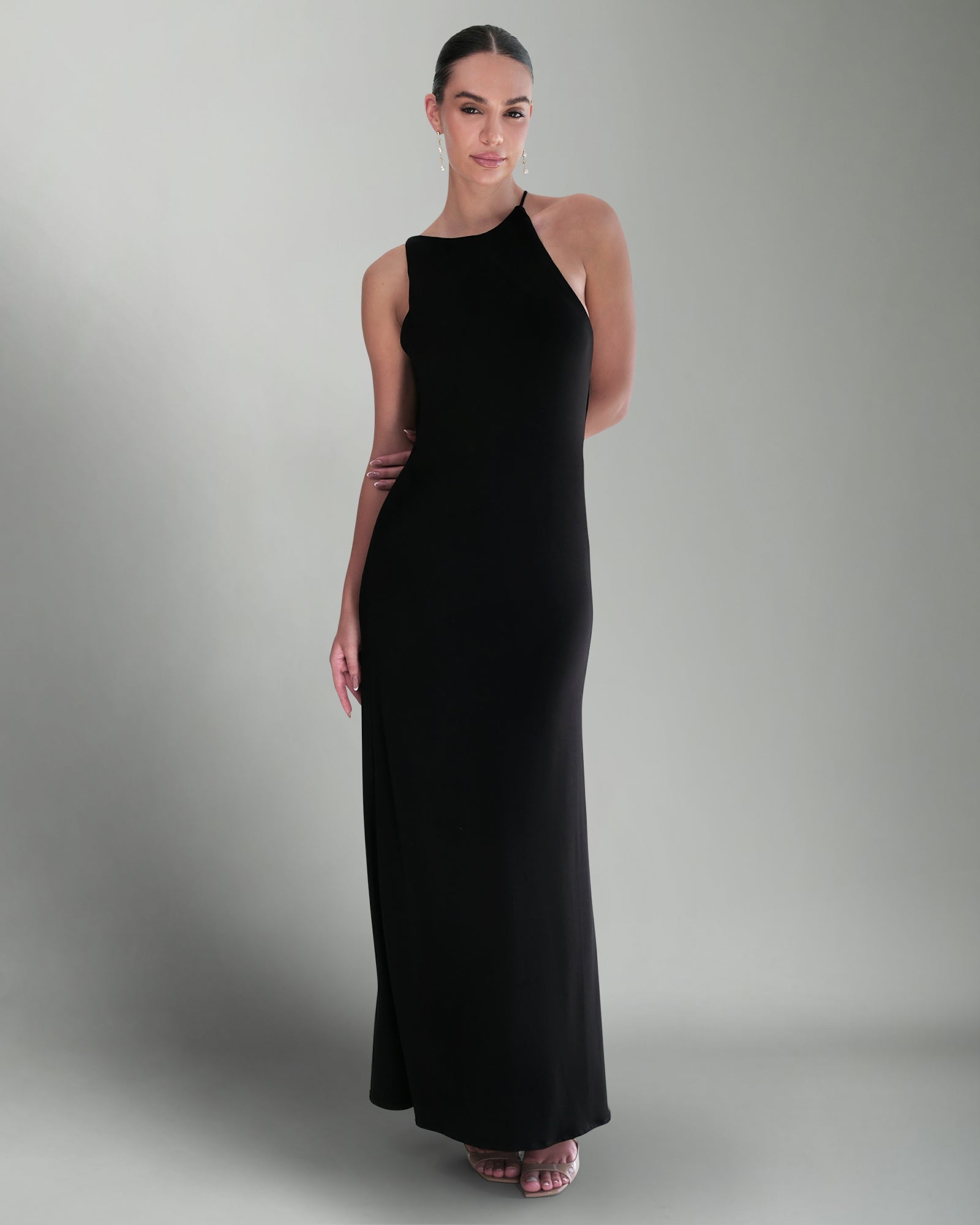 mackenzie-black-formal-dress-front-1 by Pia Gladys Perey