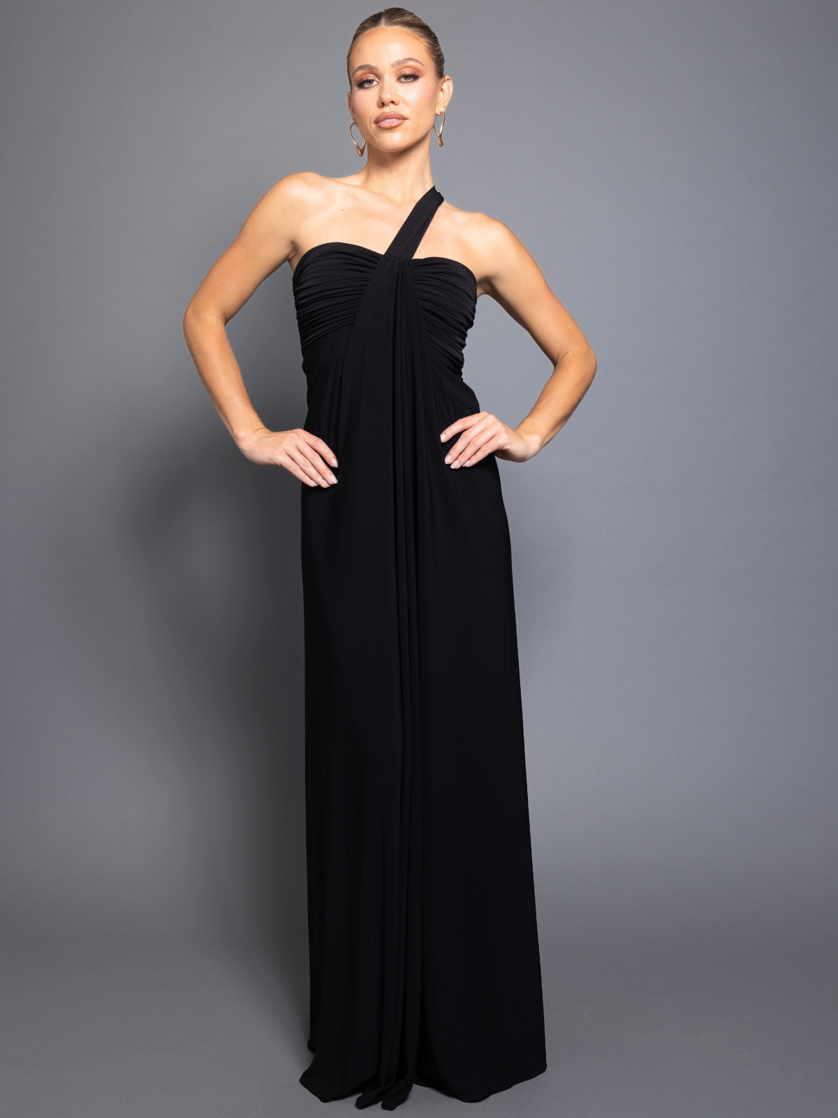 savina-black-formal-dress-front-1 by Pia Gladys Perey