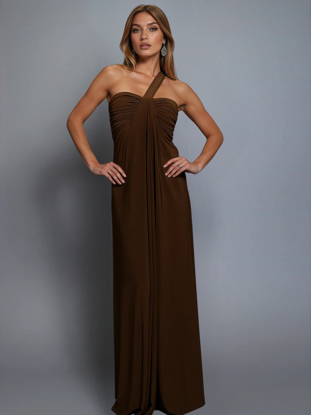 savina-choco-formal-dress-front by Pia Gladys Perey