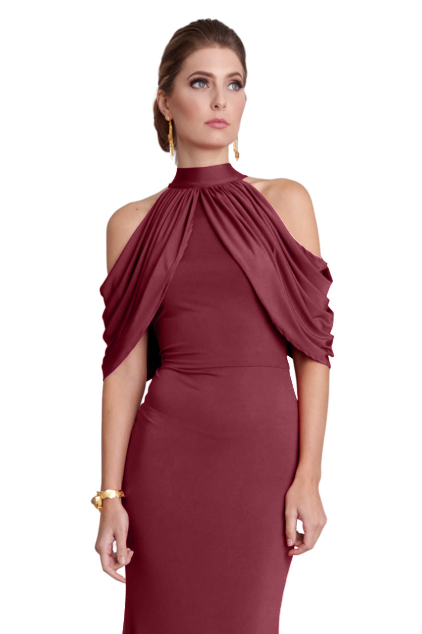 selma-_wine-cocktail-dress-front by Pia Gladys Perey