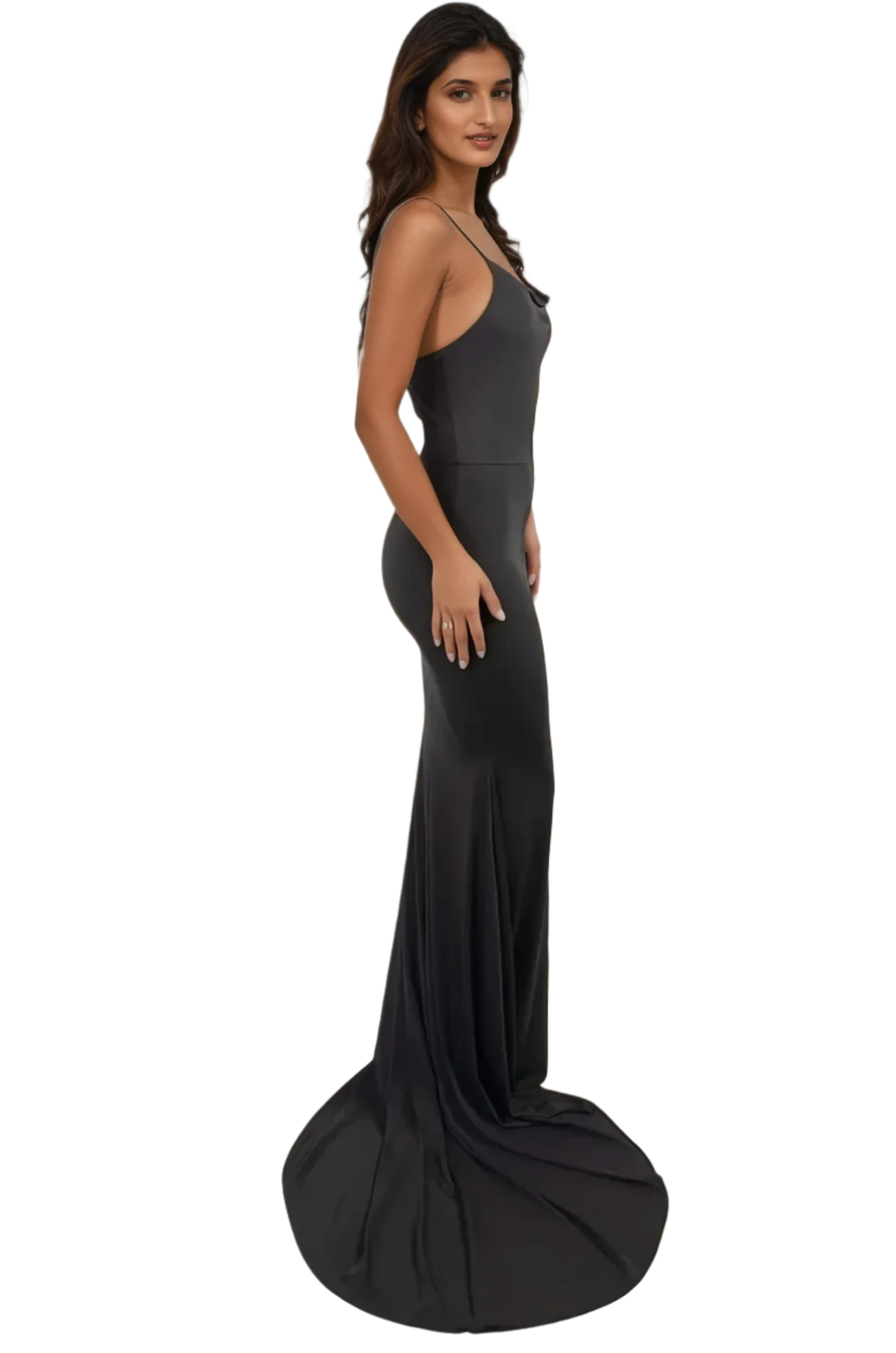 shania-black-evening-dress-side-right by Pia Gladys Perey
