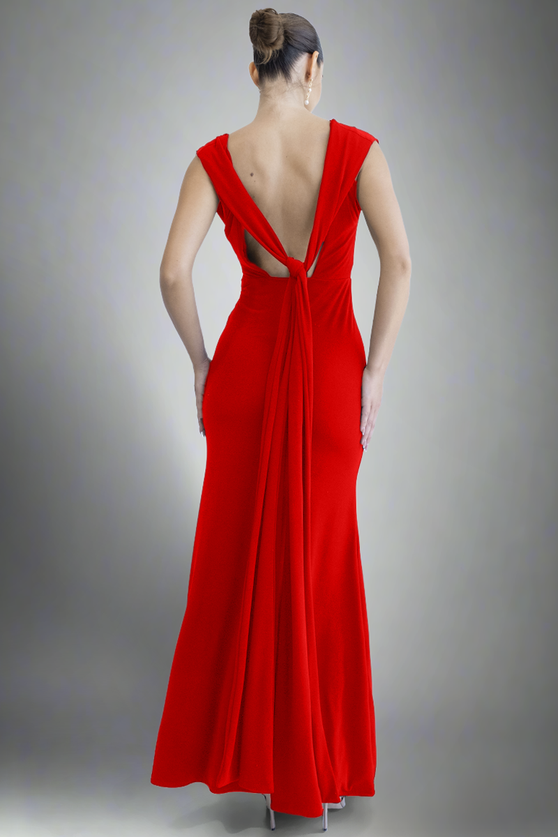 blossom-black-formal-dress-back by Pia Gladys Perey