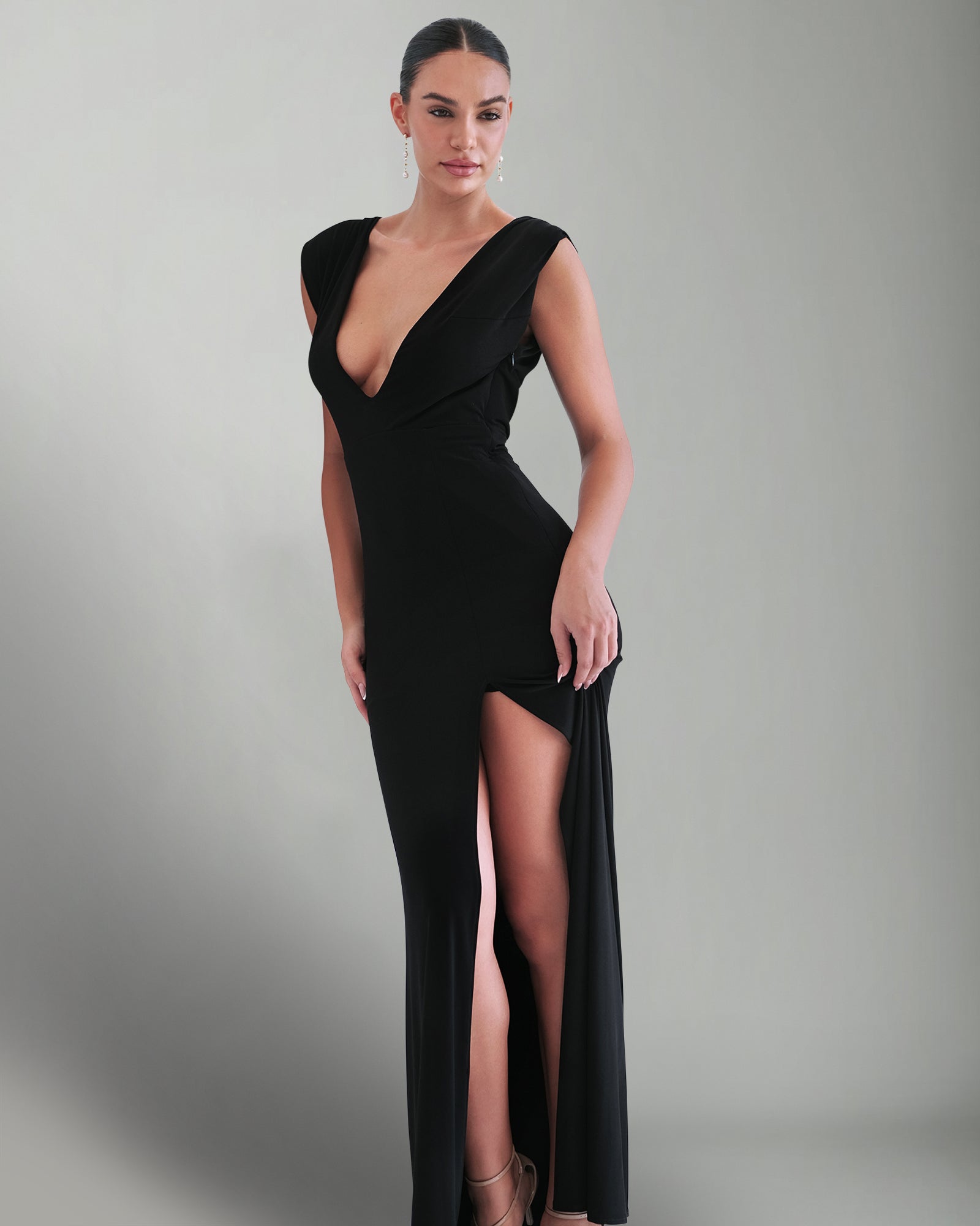 blossom-black-formal-dress-front-5 by Pia Gladys Perey