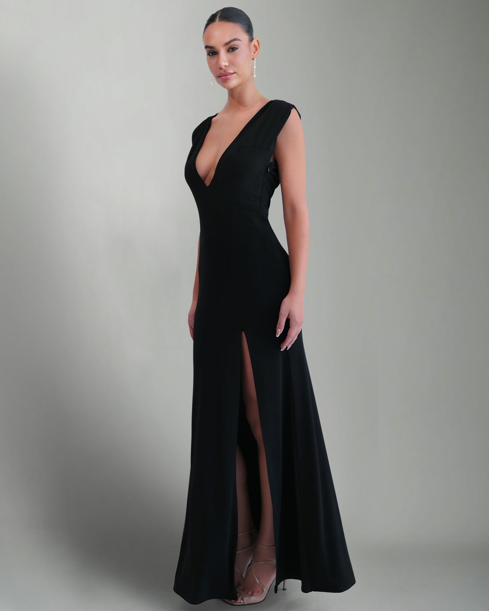 blossom-black-formal-dress-side-left by Pia Gladys Perey
