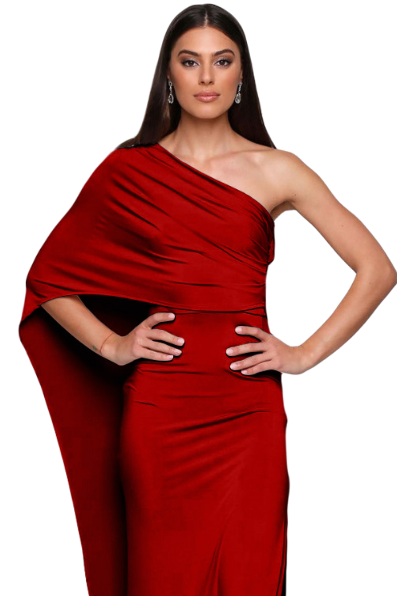 rochelle-red-cocktail-dress-front by Pia Gladys Perey