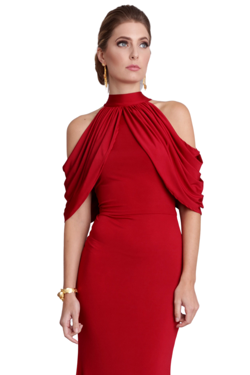 selma-red-cocktail-dress-front by Pia Gladys Perey
